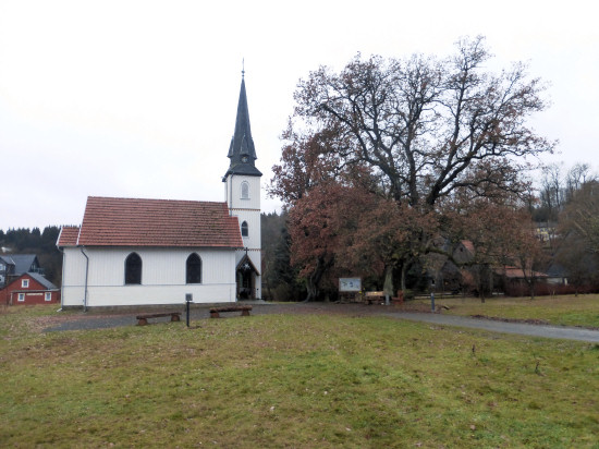 Wooden church in Elend